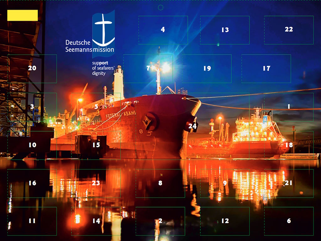 Cover des Maritimen Adventskalender 2024